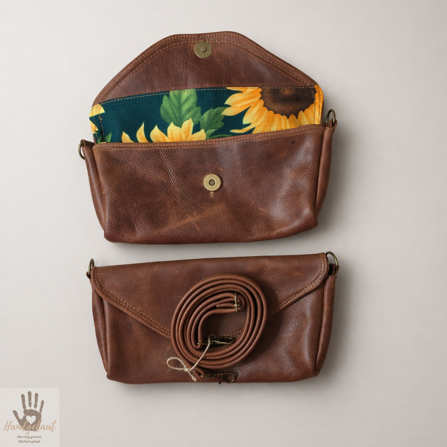 The Signature | Full Grain Leather Sling &amp; Clutch