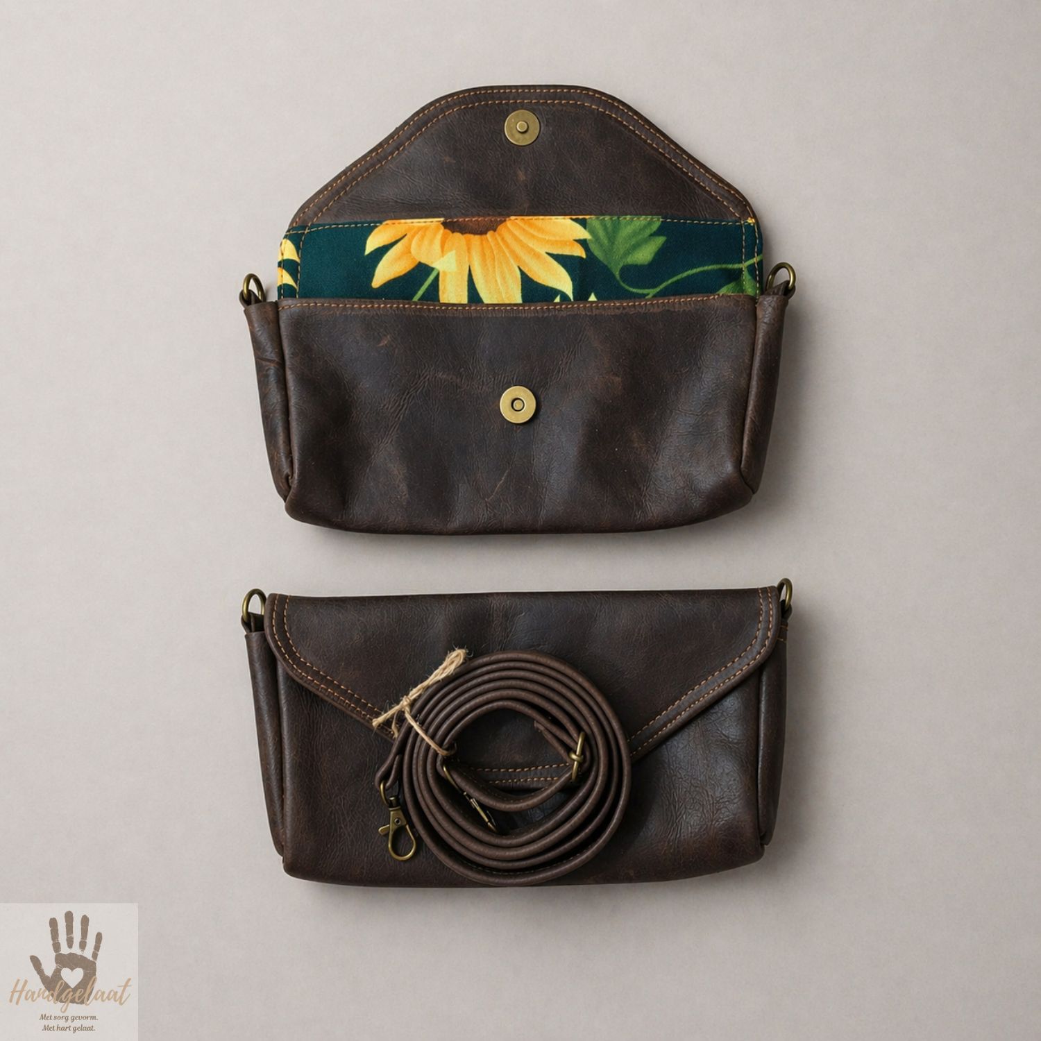 The Signature | Full Grain Leather Sling &amp; Clutch