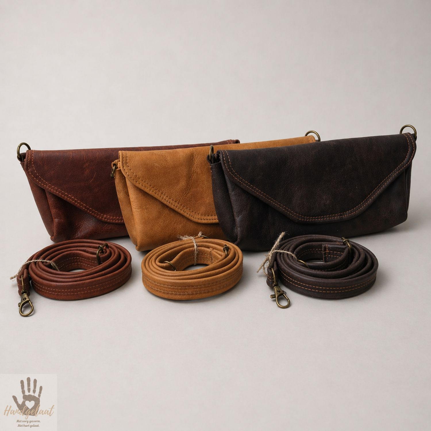 The Signature | Full Grain Leather Sling &amp; Clutch