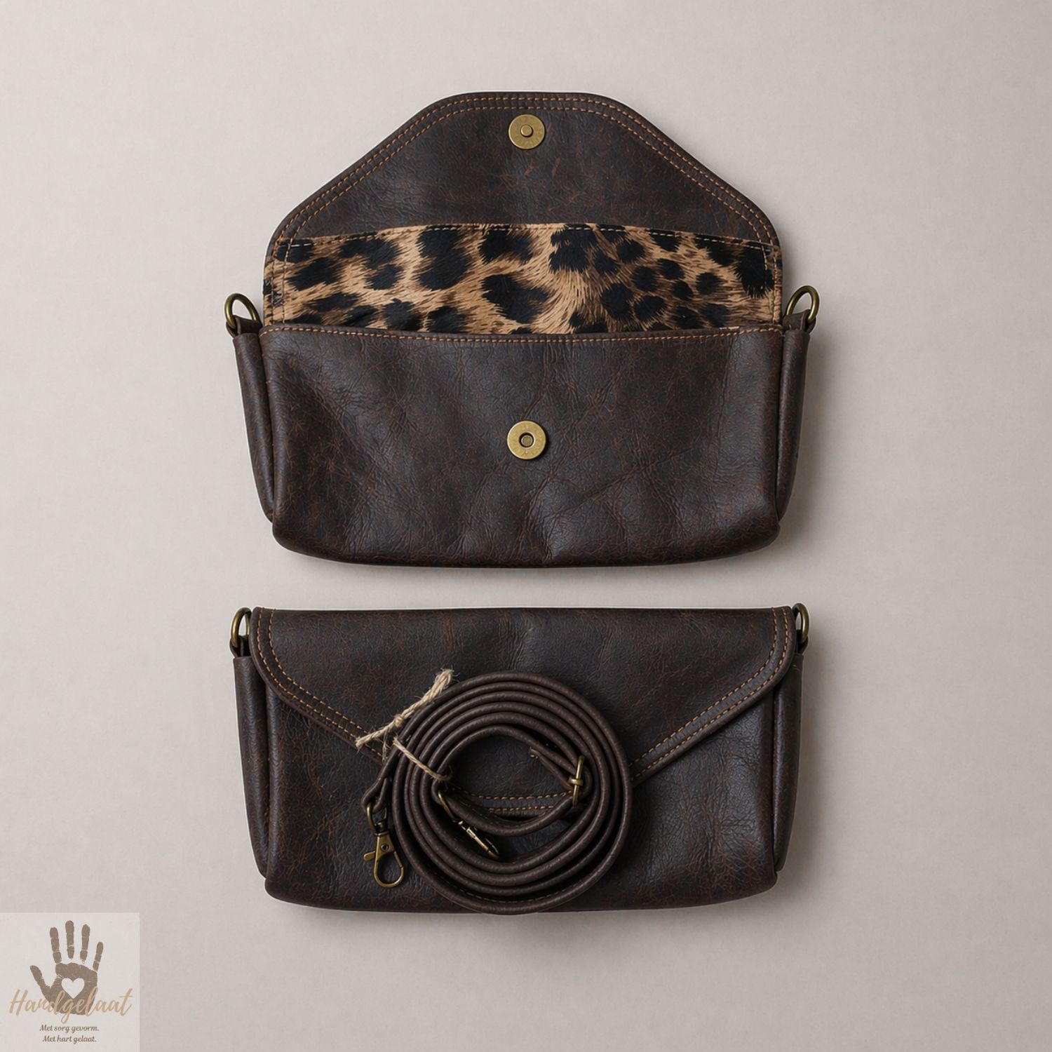 The Signature | Full Grain Leather Sling &amp; Clutch