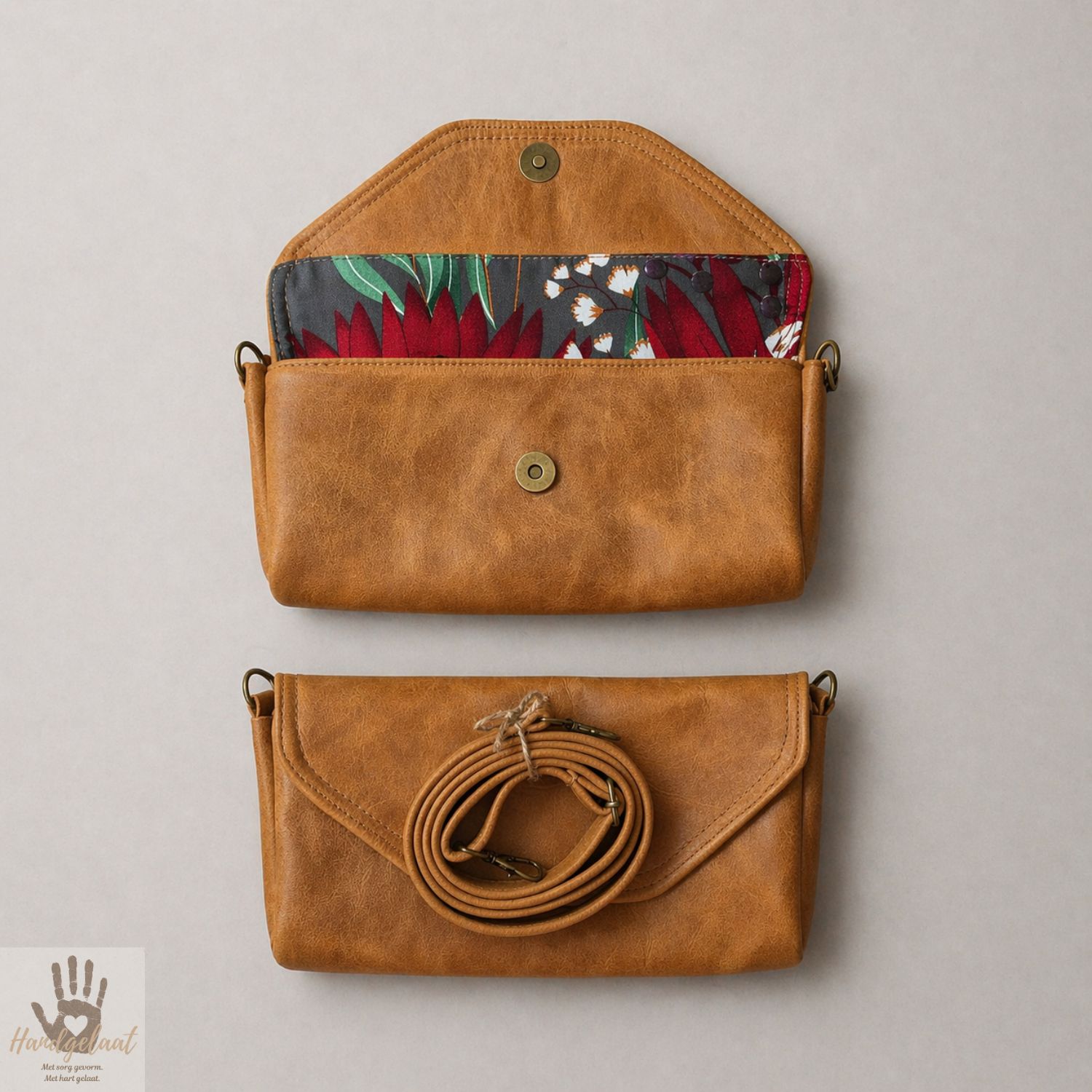 The Signature | Full Grain Leather Sling &amp; Clutch