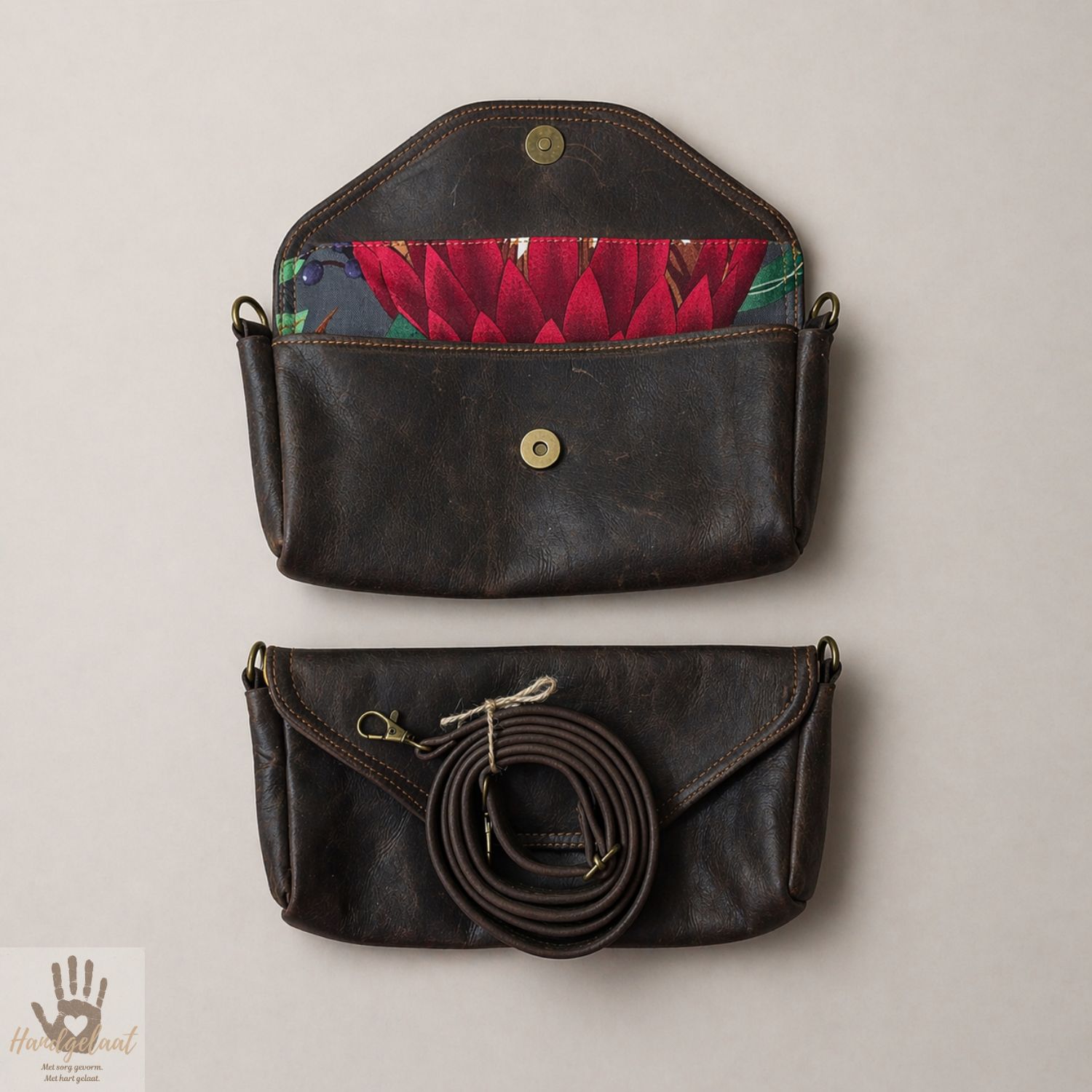 The Signature | Full Grain Leather Sling &amp; Clutch