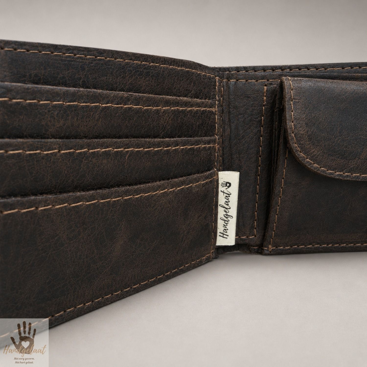 The Everyday Keeper | Diesel Brown Leather Wallet