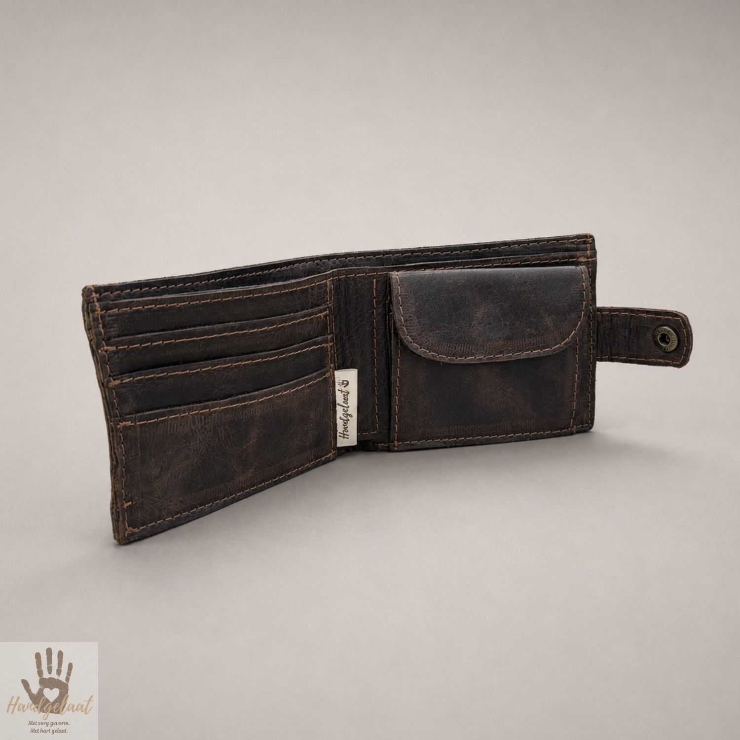 The Everyday Keeper | Diesel Brown Leather Wallet