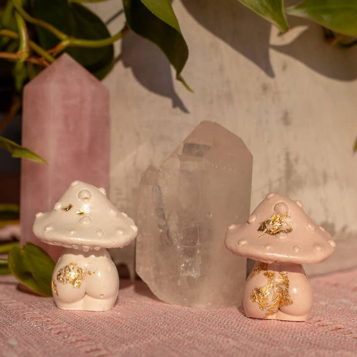 Gold Luxe Mini Shroom Lady - Mushroom Lady