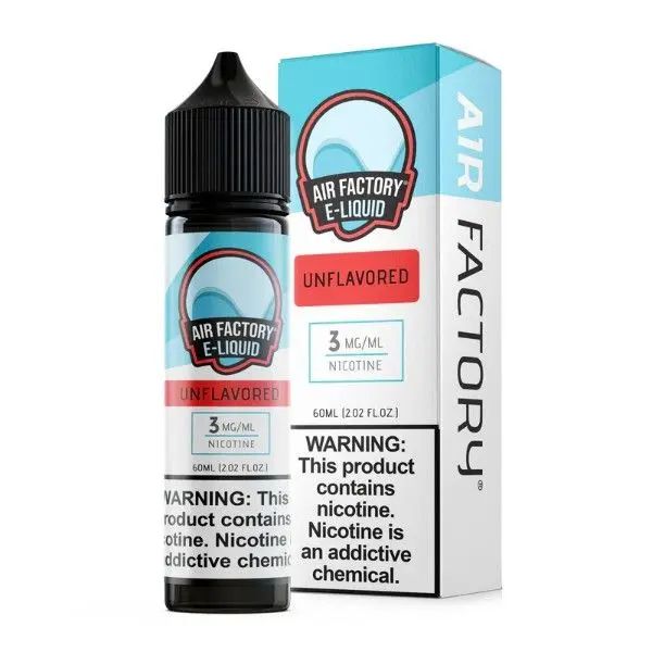 Air Factory E-Liquid 60ML - Unflavored, Attribute: 3mg