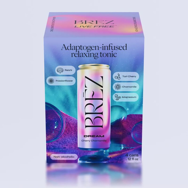 BRĒZ Adaptogen Functional Mushroom Beverages