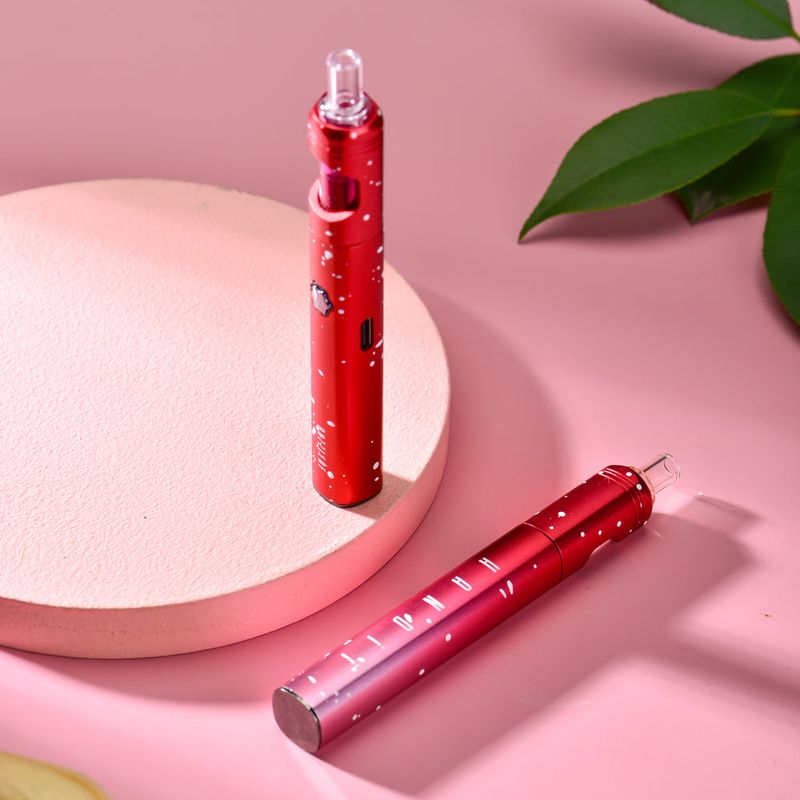 Dazzleaf Handii VV 510 Twist Battery - Pink Splatter