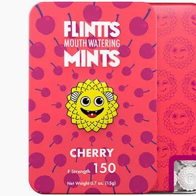 Flintt Mints - The Cure For Cottonmouth (0MG THC), Material: Cherry