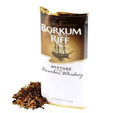 Pipe Tobacco 1.5 Ounce Pouch Pipe Tobacco 1.5 Ounce Pouch, Attribute: Borkum Riff Bourbon Whiskey