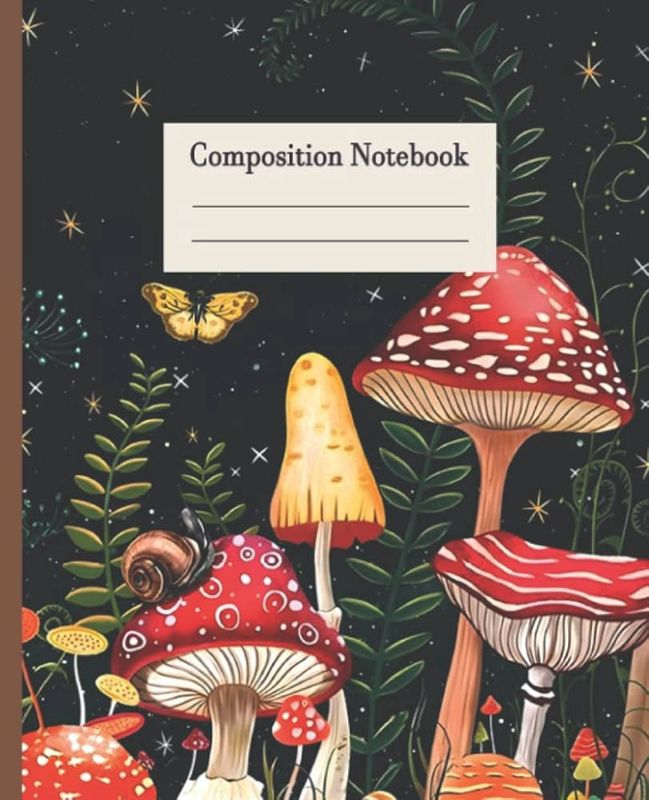 Mushroom Lined Journal
