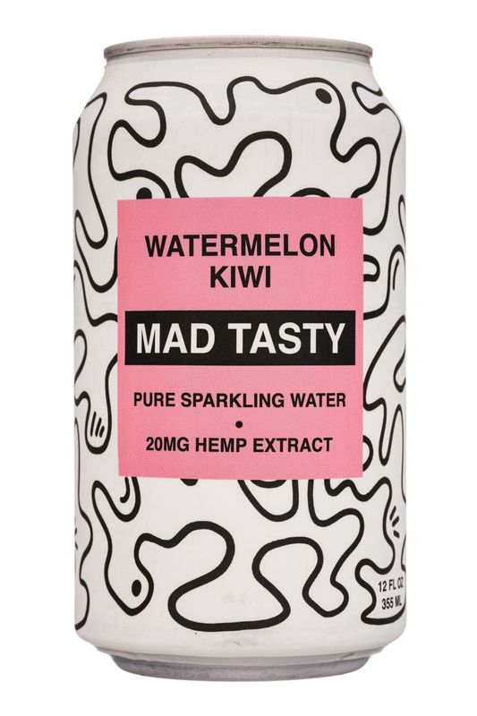 Mad Tasty - Watermelon Kiwi Sparkling Water
