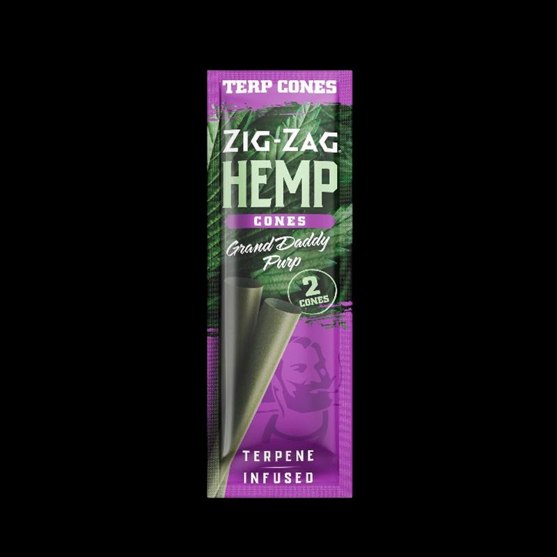 Zig Zag Terp Cones: Grand Daddy Purp