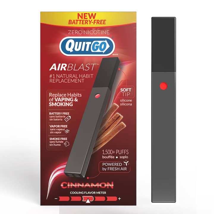 QuitGo Flavored Air Airblast, Flavor: Cinnamon