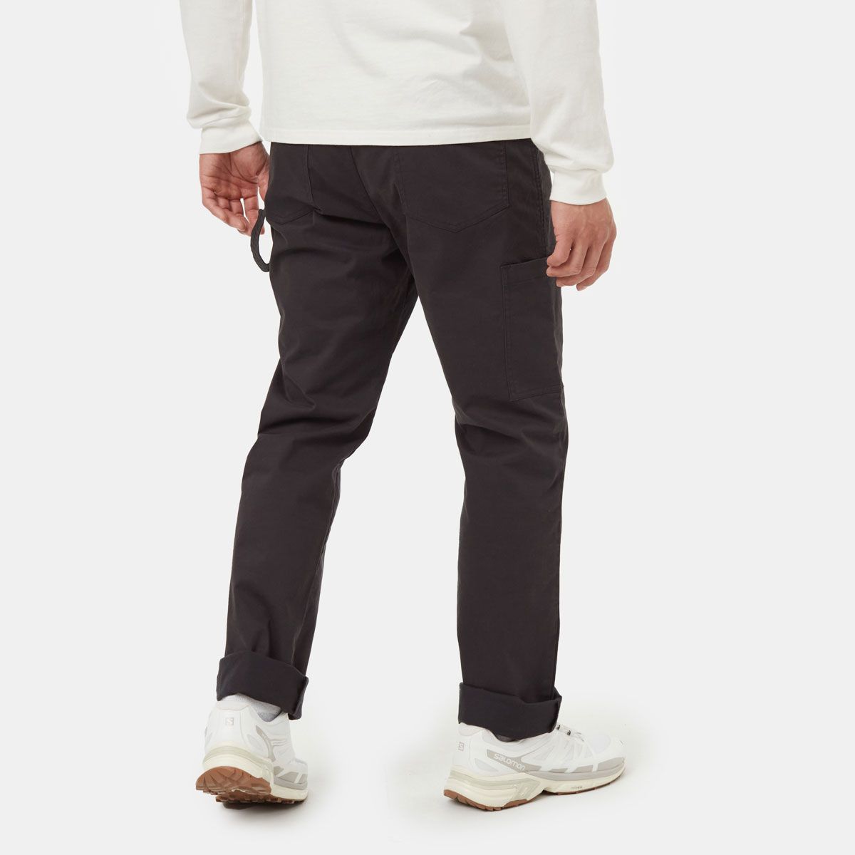 tentree M TWILL STRETCH WORKWEAR PANT - BLACK