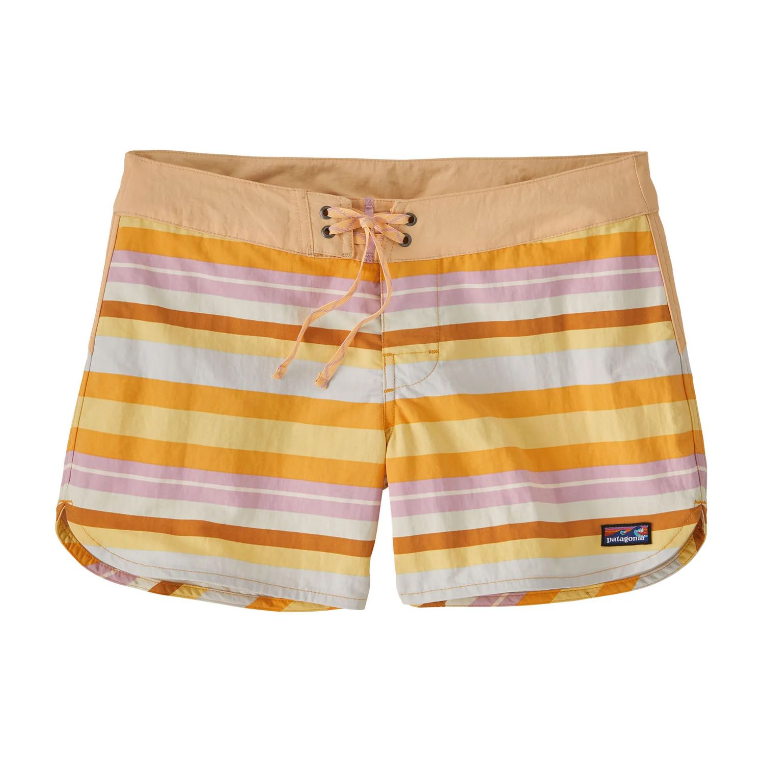 Patagonia W Wavefarer Boardshorts - La Punta: Kishu Orange 5"