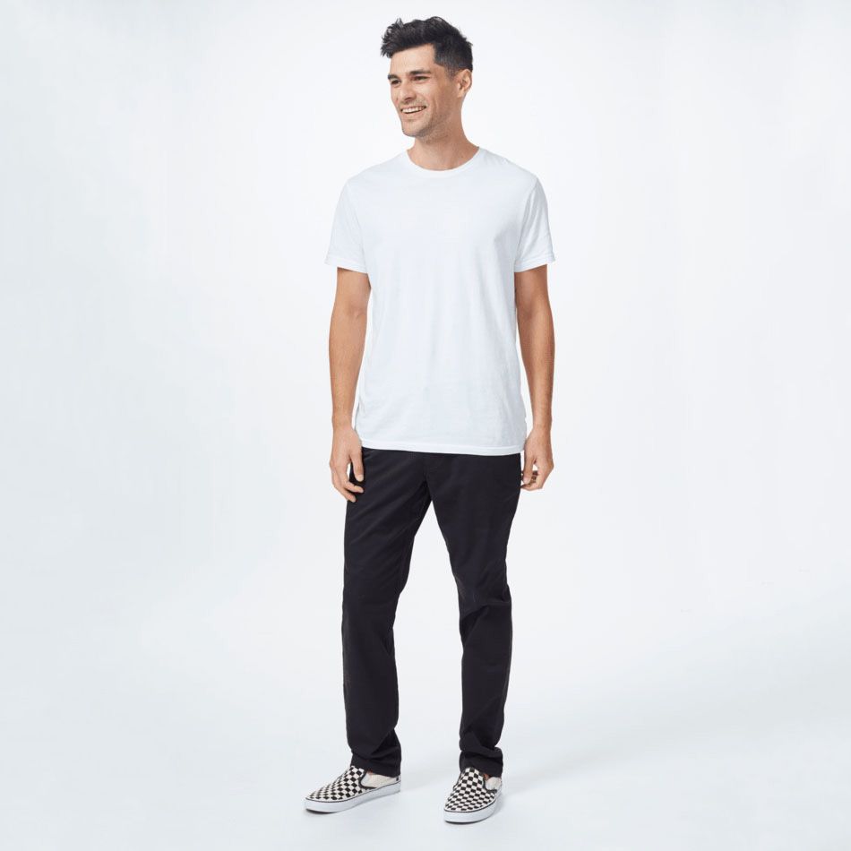 tentree M Stretch Twill Everywhere Pant Black