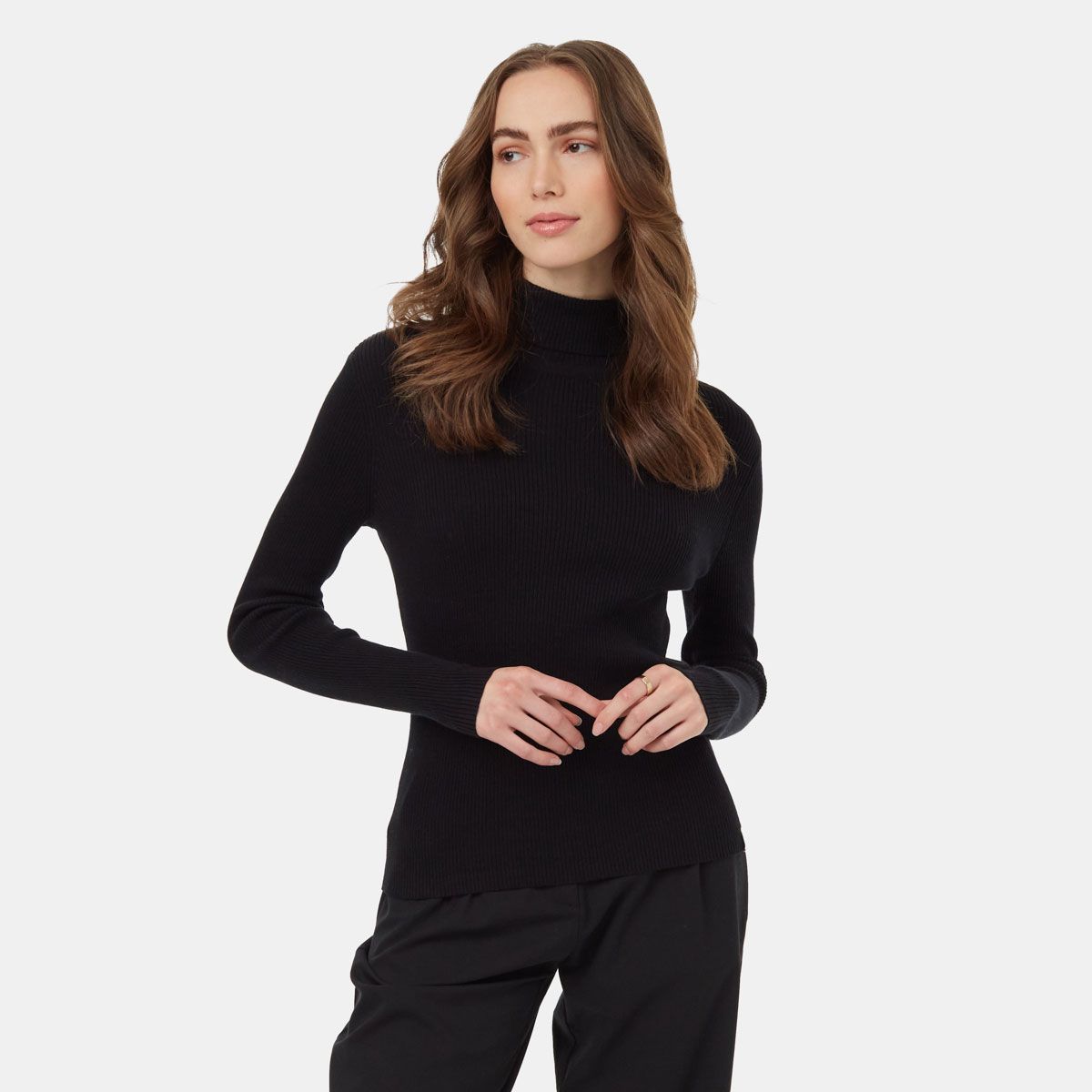 tentree W HL FINE GUAGE TN - BLACK