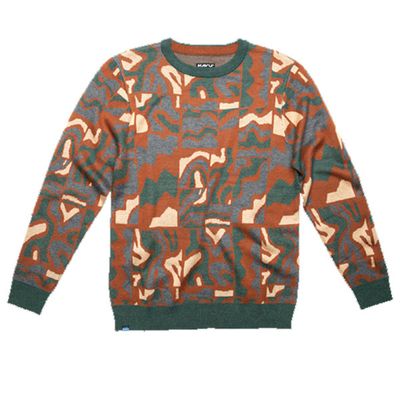KAVU M Highline Sweater -Smash Mash KAVU M Highline Sweater -Smash Mash