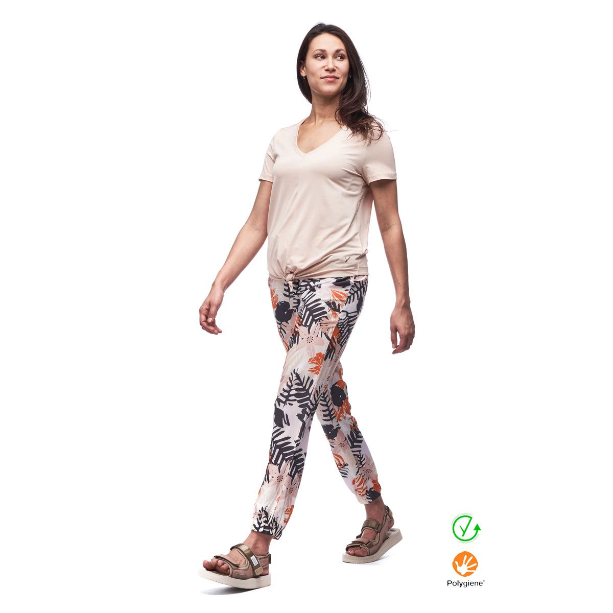 INDYEVA DIPORTO V NECK W/TIE MORGANITE