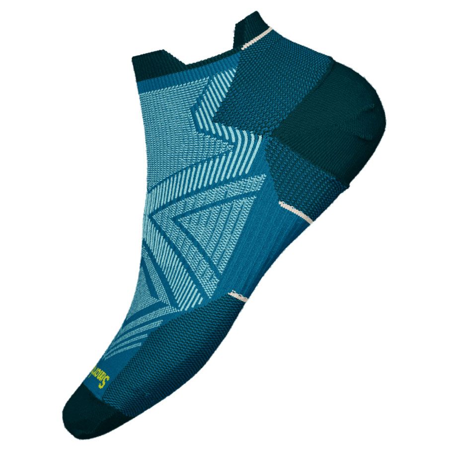 Smartwool W Run Zero Cush Low Ankle Socks OCEAN ABYSS