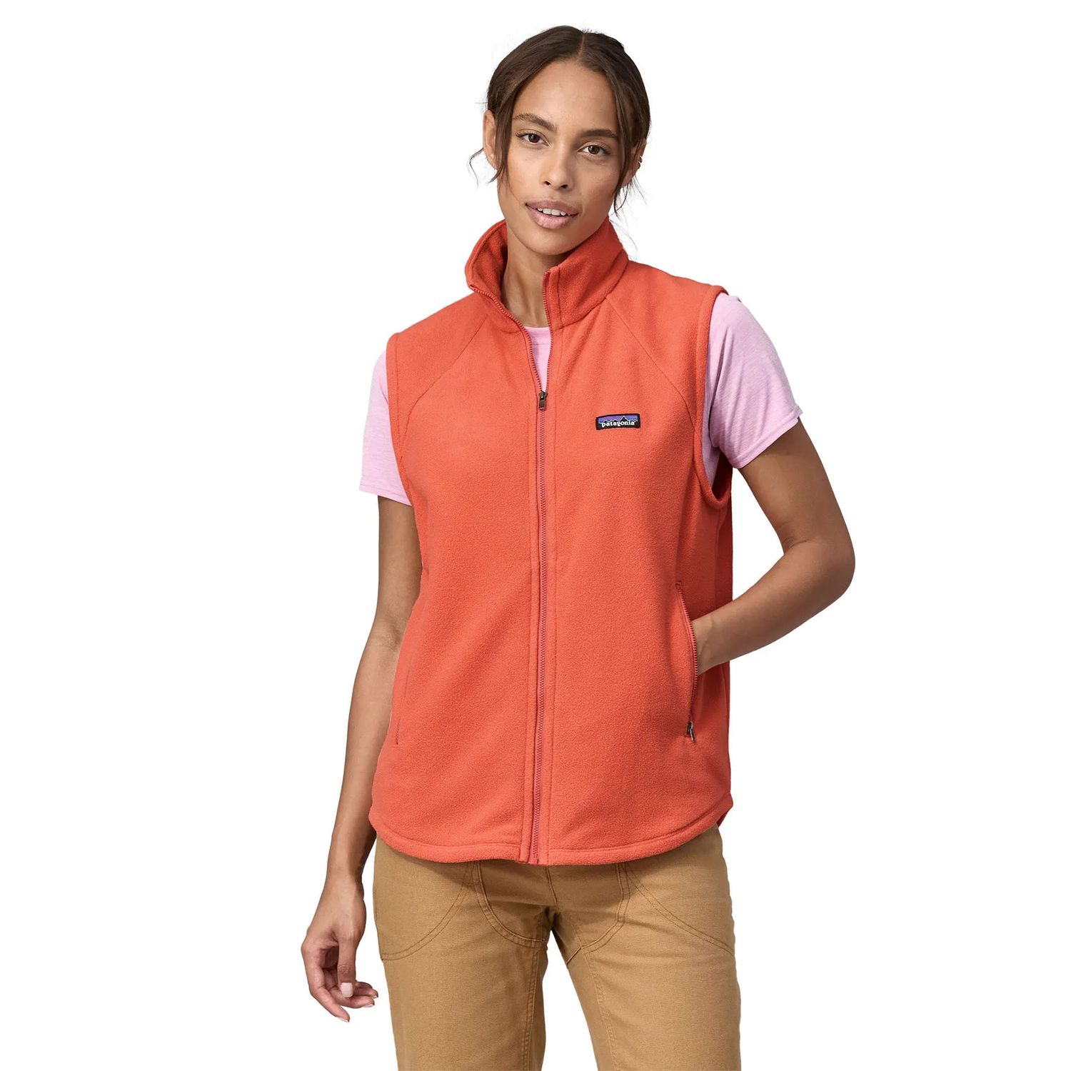 Patagonia W Classic Microdini Vest Coho Coral