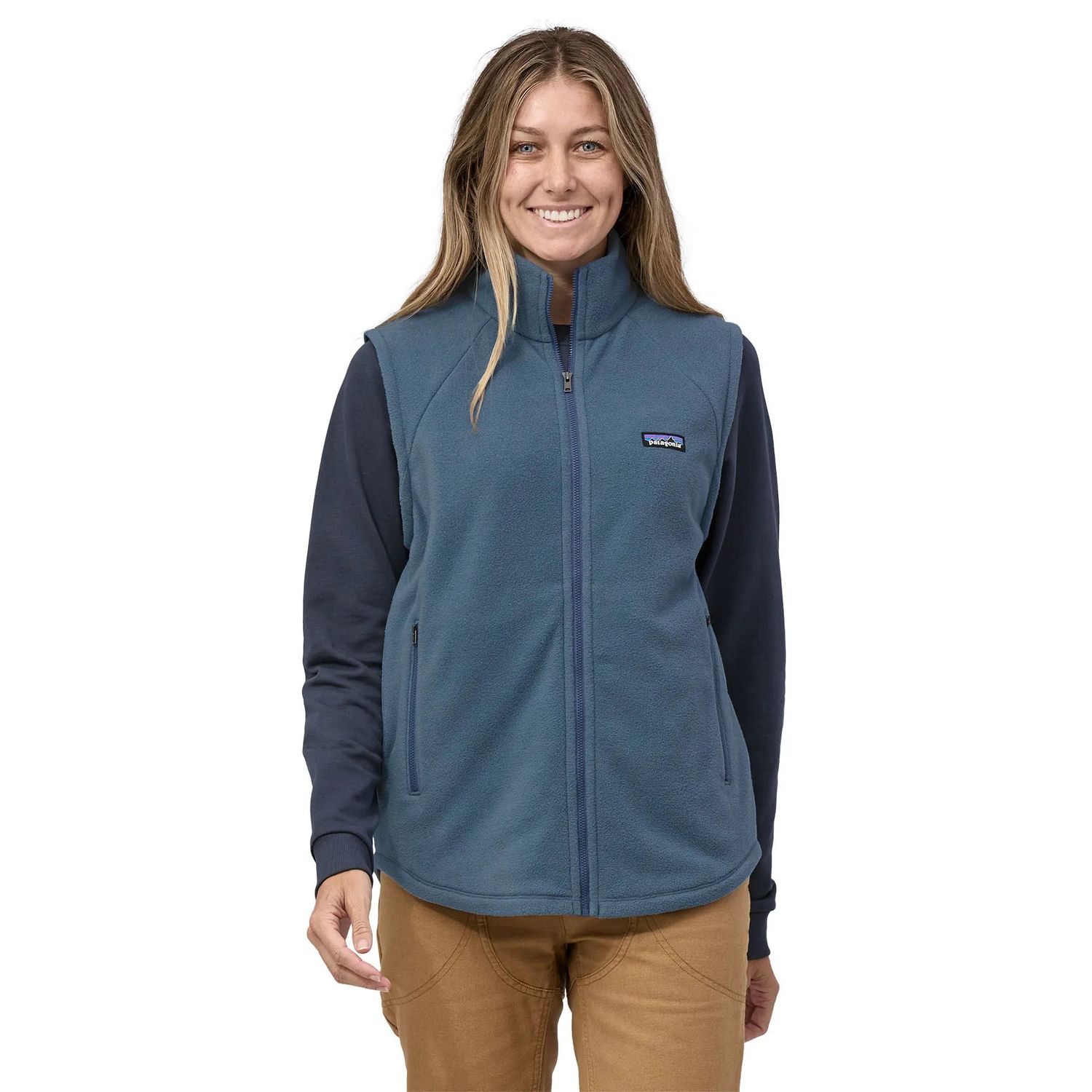 Patagonia W Classic Microdini Vest Utility Blue