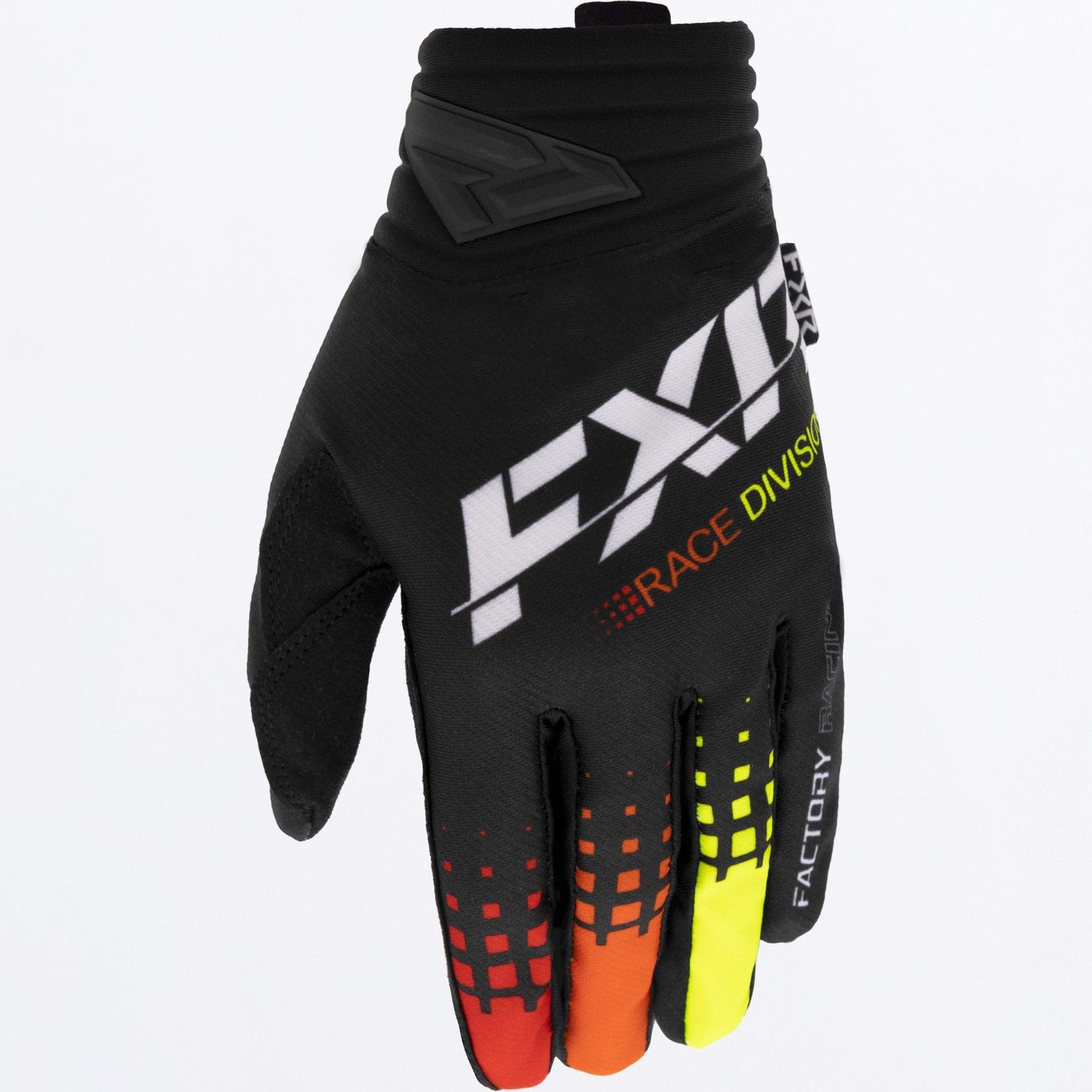 FXR PRIME MX GLOVE - Blk/Red/Org