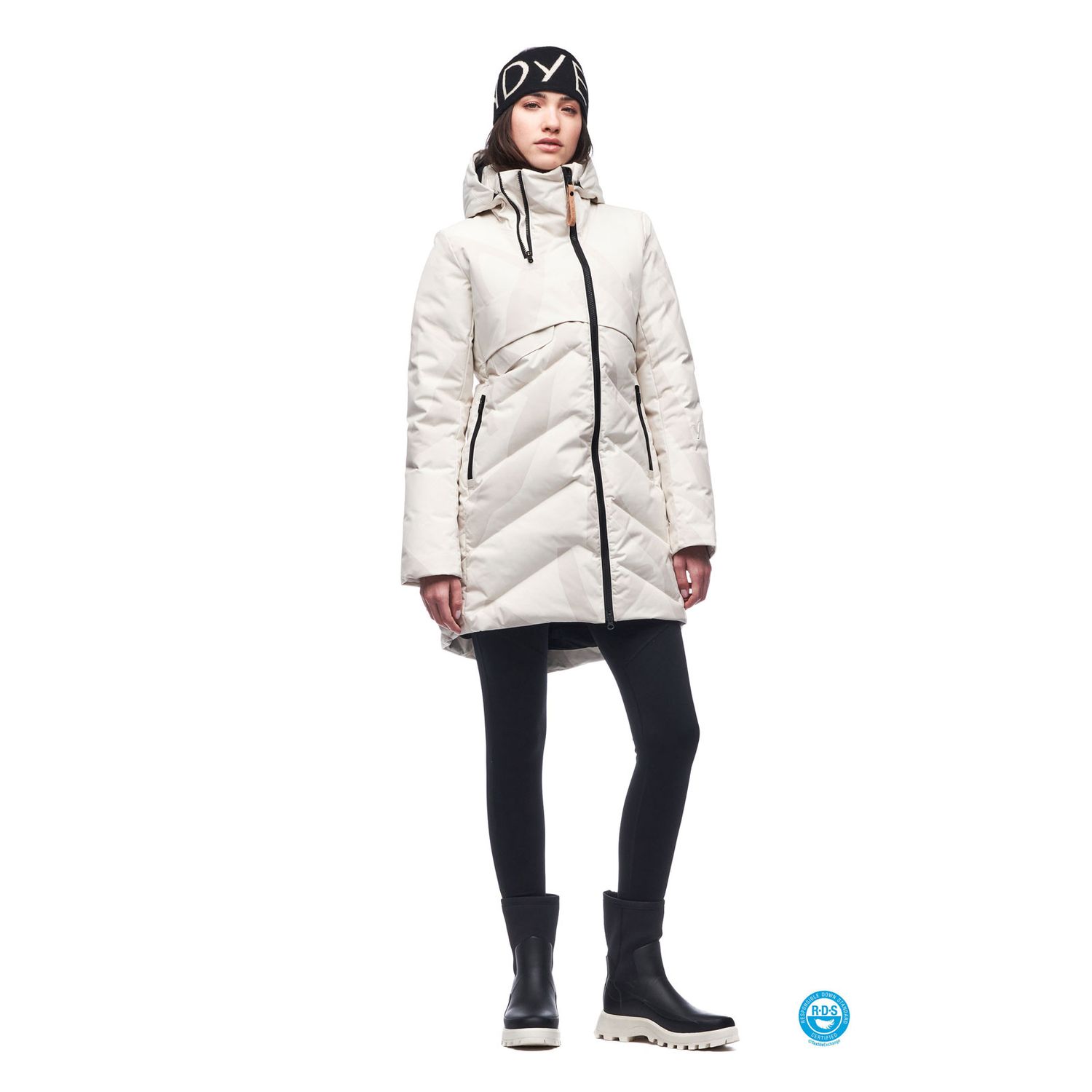 INDYEVA Ayaba III Mid Down Jacket Rain Taproot