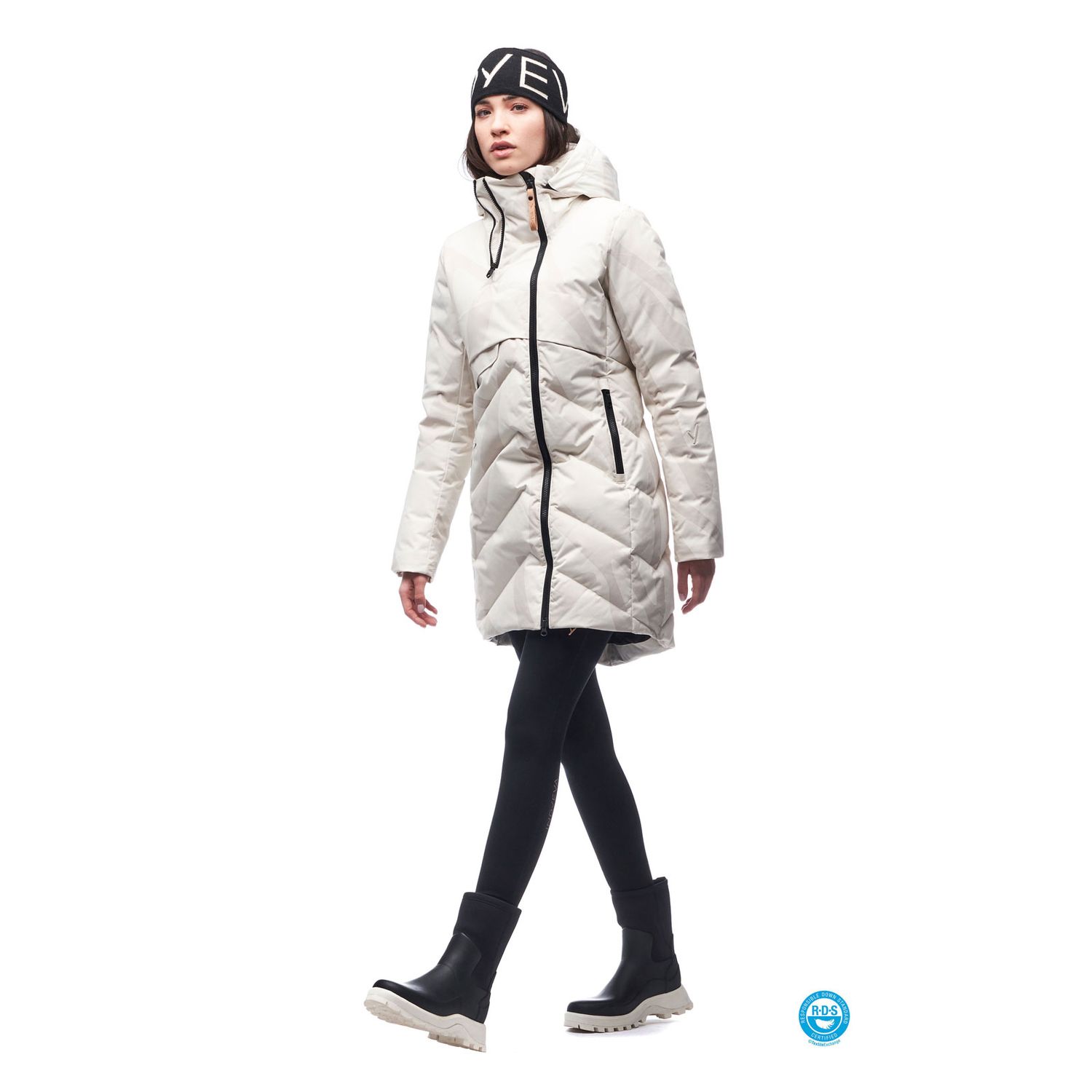 INDYEVA Ayaba III Mid Down Jacket Rain Taproot