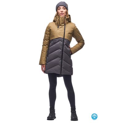 INDYEVA Ayaba III Mid Down Jacket Tatou/Storm Sky INDYEVA Ayaba III Mid Down Jacket Tatou/Storm Sky