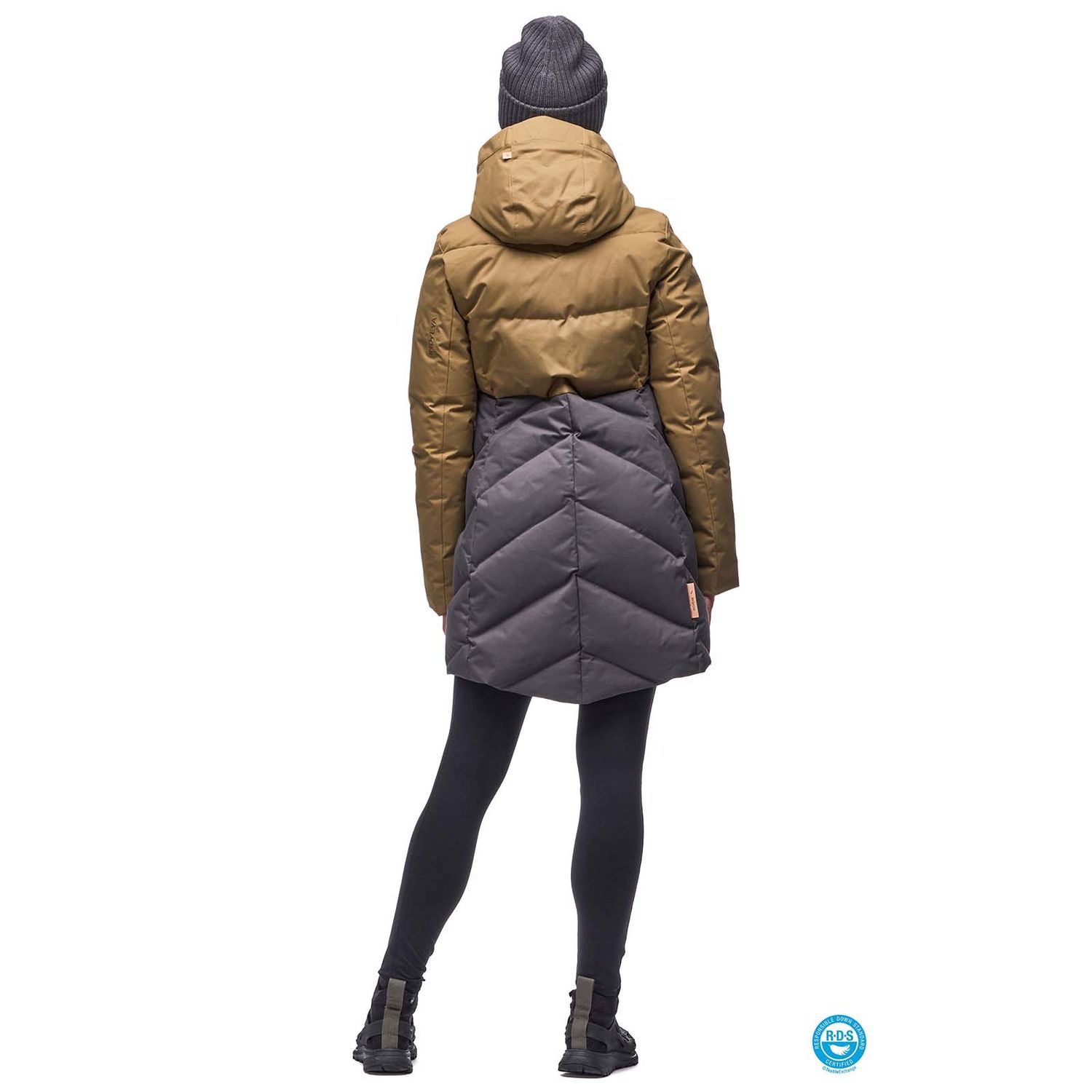 INDYEVA Ayaba III Mid Down Jacket Tatou/Storm Sky