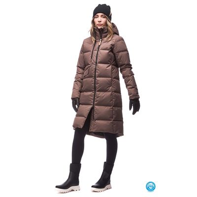 INDYEVA Maco Knee Length Down Jacket Tuscan