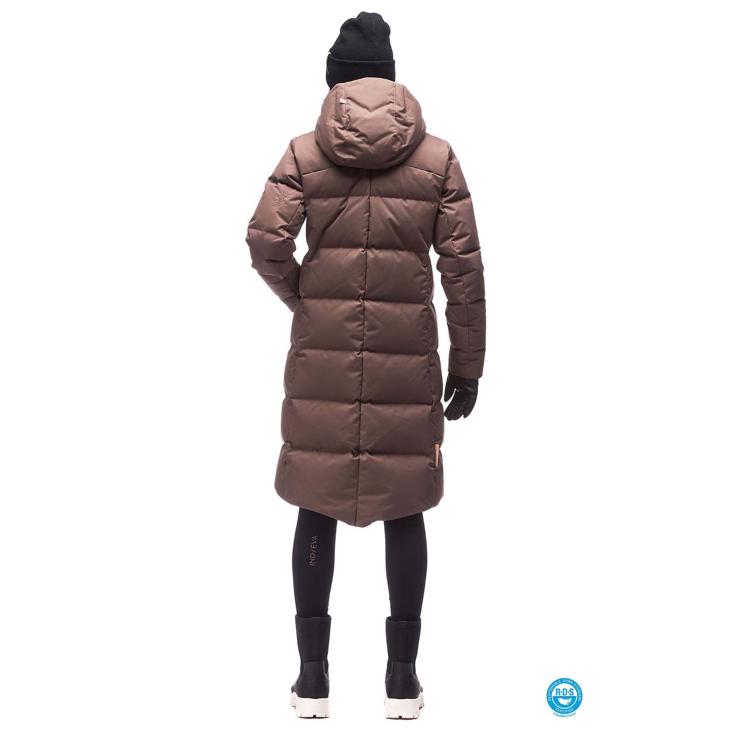 INDYEVA Maco Knee Length Down Jacket Tuscan