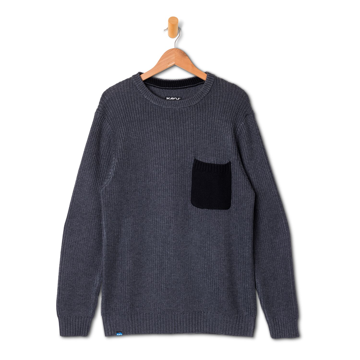 KAVU M Bedford Sweater-Moonless Night