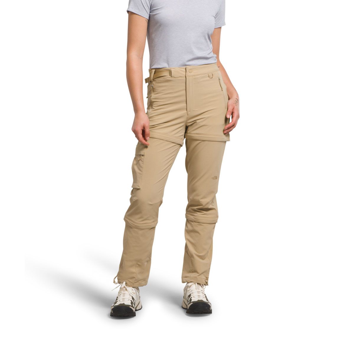 The North Face W Bridgeway Zip-Off Pant Khaki Stone