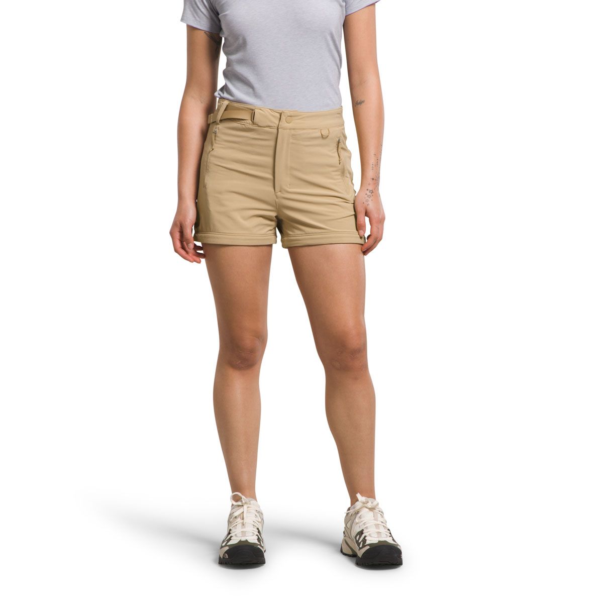 The North Face W Bridgeway Zip-Off Pant Khaki Stone