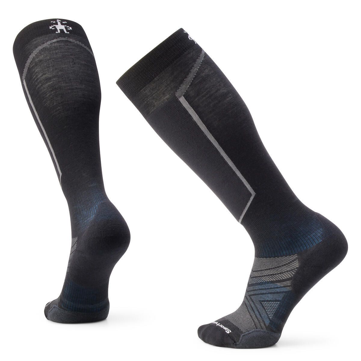 Smartwool Ski Target Cush Extra Stretch OTC Socks BLACK