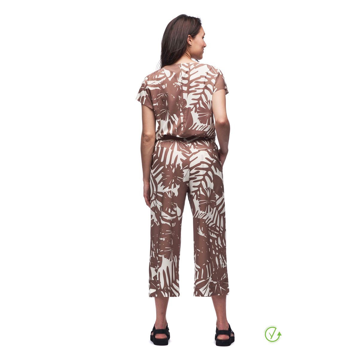 INDYEVA EPESI II WIDE LEG PANT MOUSSE PRINT 