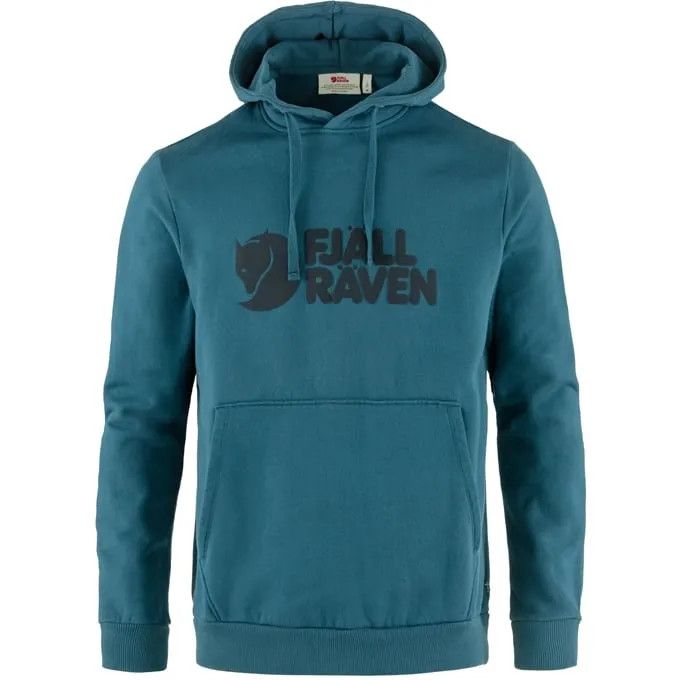 Fjallraven M Logo Hoodie - Deep Sea