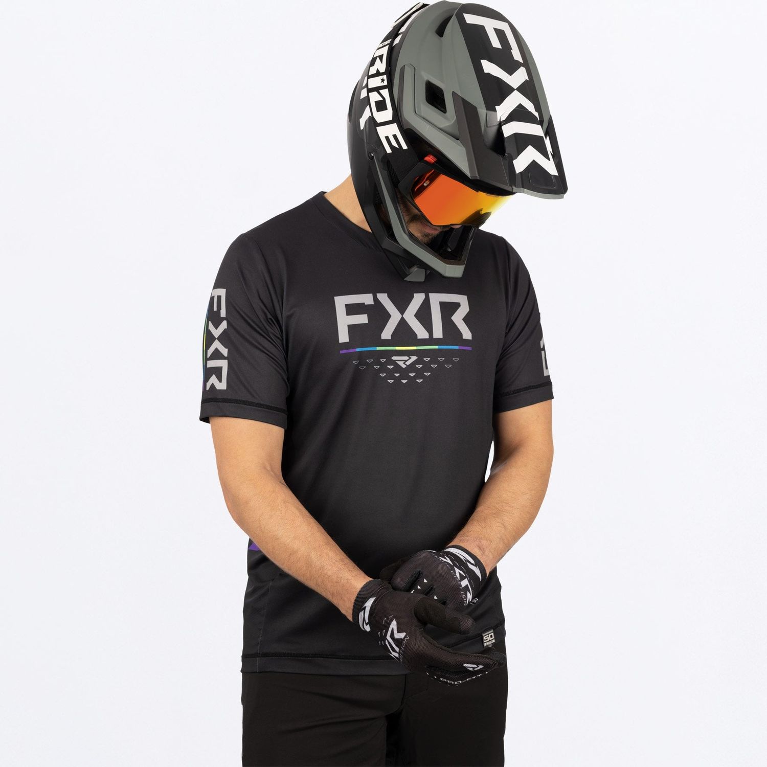 FXR M PROFLEX UPF SS JERSEY - BLACK
