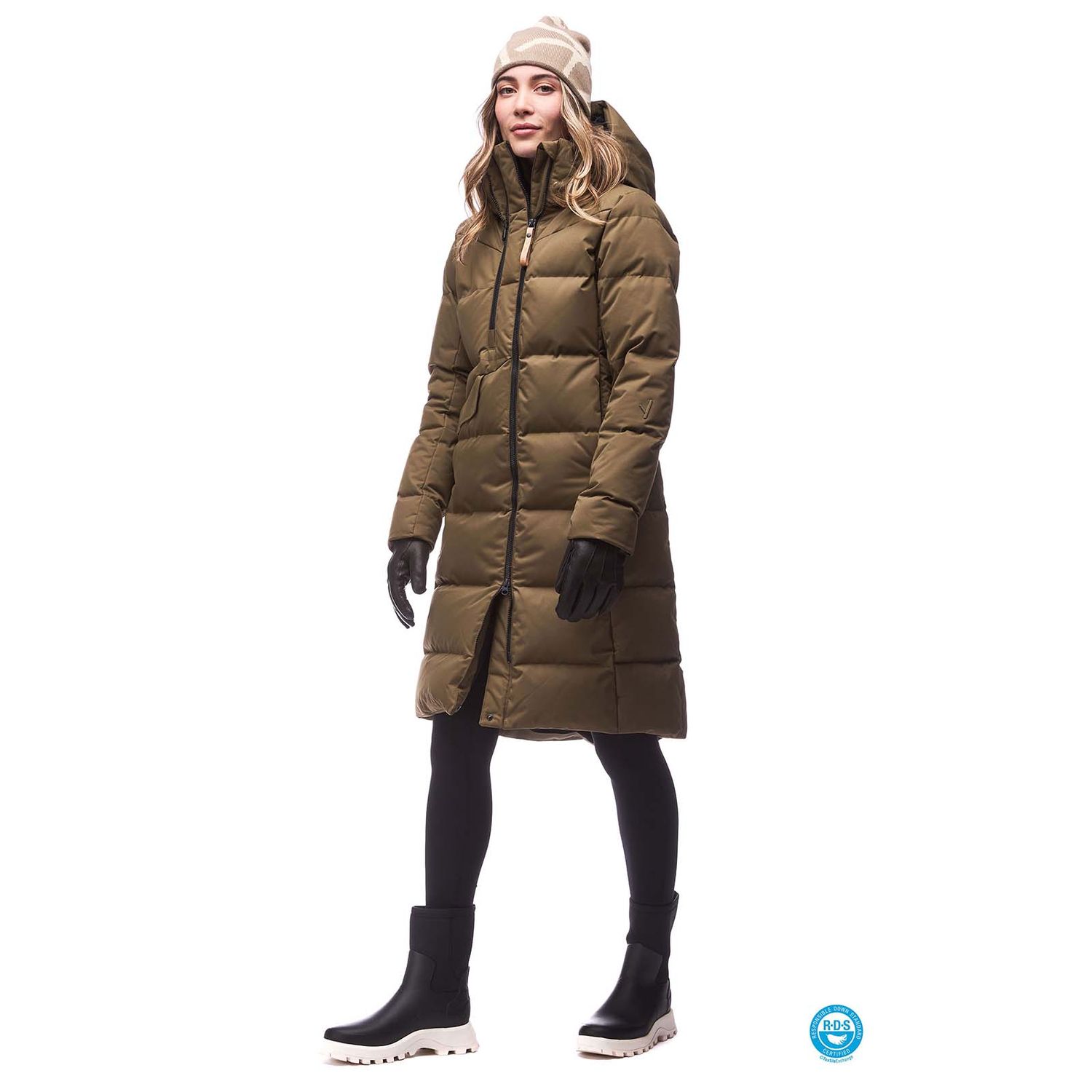 INDYEVA Maco Knee Lenth Down Jacket Topaz