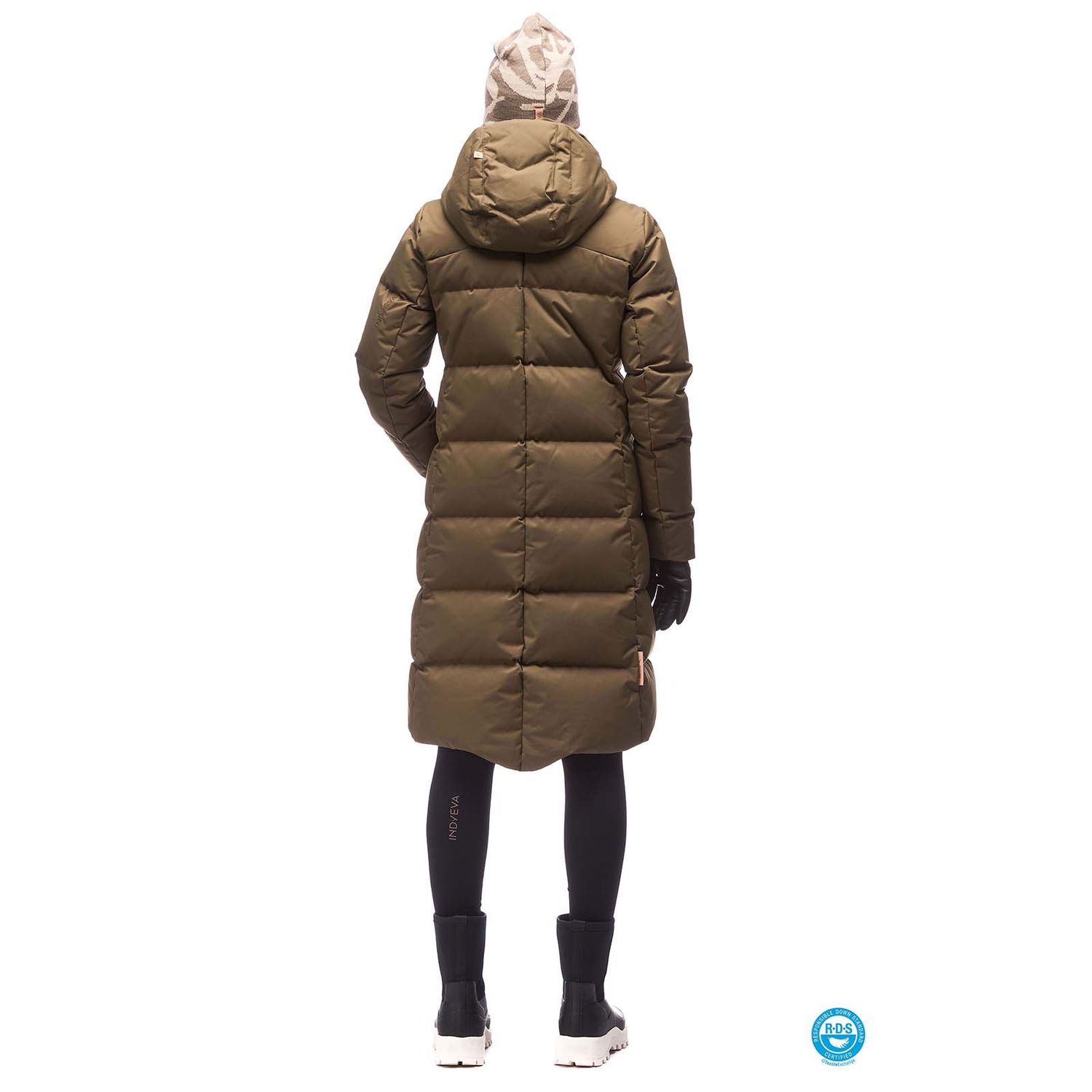 INDYEVA Maco Knee Lenth Down Jacket Topaz
