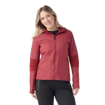 Smartwool W Smartloft Hooded Jacket CURRANT Smartwool W Smartloft Hooded Jacket CURRANT
