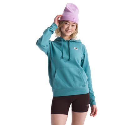 The North Face W Heritage Patch PO Hoodie Algae Blue