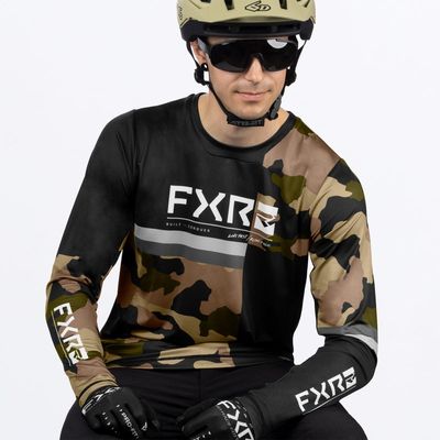 FXR M Proflex UPF Jersey - Black Camo
