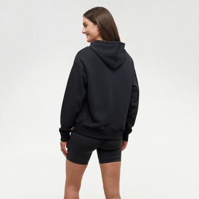 tentree W Restoration Woodblock Hoodie Meteorite/Lime