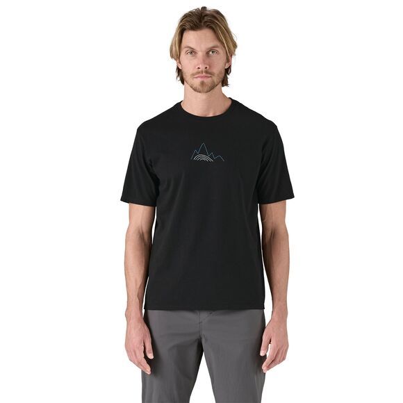 Patagonia M Berm Logo Responsibili-Tee Black