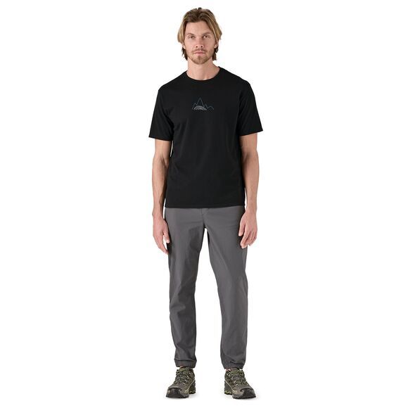 Patagonia M Berm Logo Responsibili-Tee Black