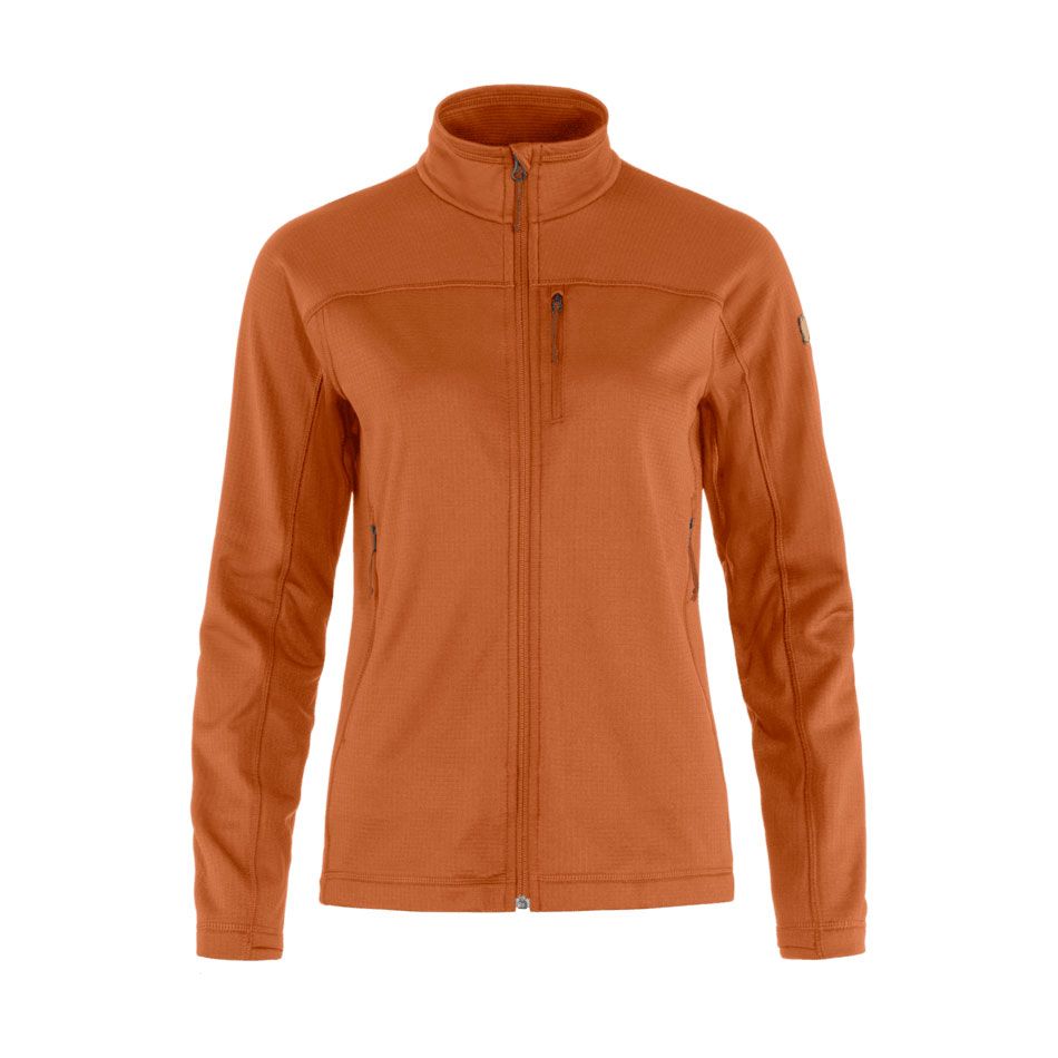 Fjallraven W Abisko Lite Fleece Jacket - Terracotta